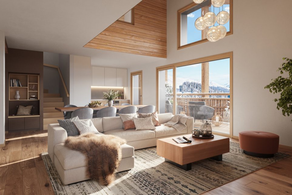 intérieur d'appartement loué sous statut lmnp